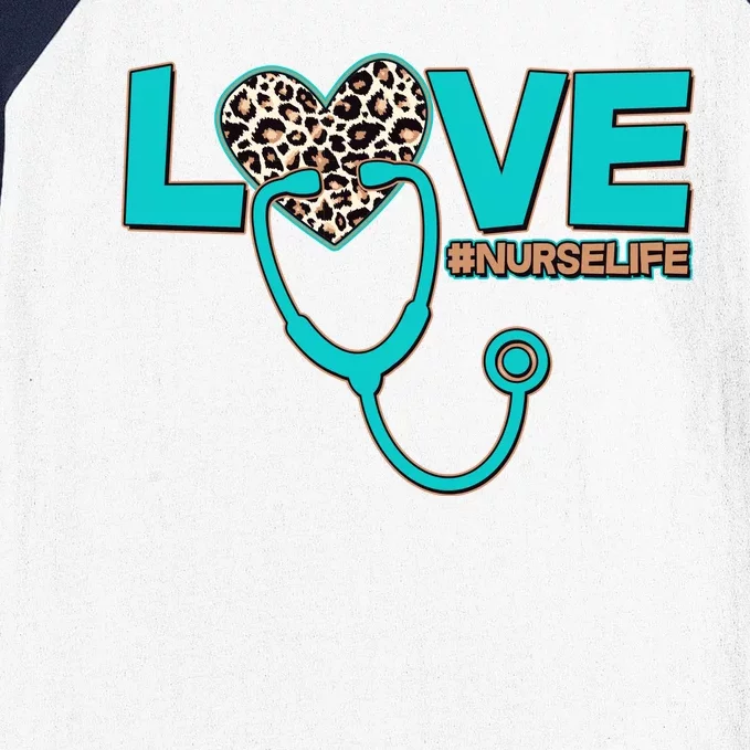 Love #Nurse Life Baseball Sleeve Shirt