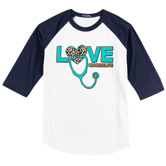 Love #Nurse Life Baseball Sleeve Shirt