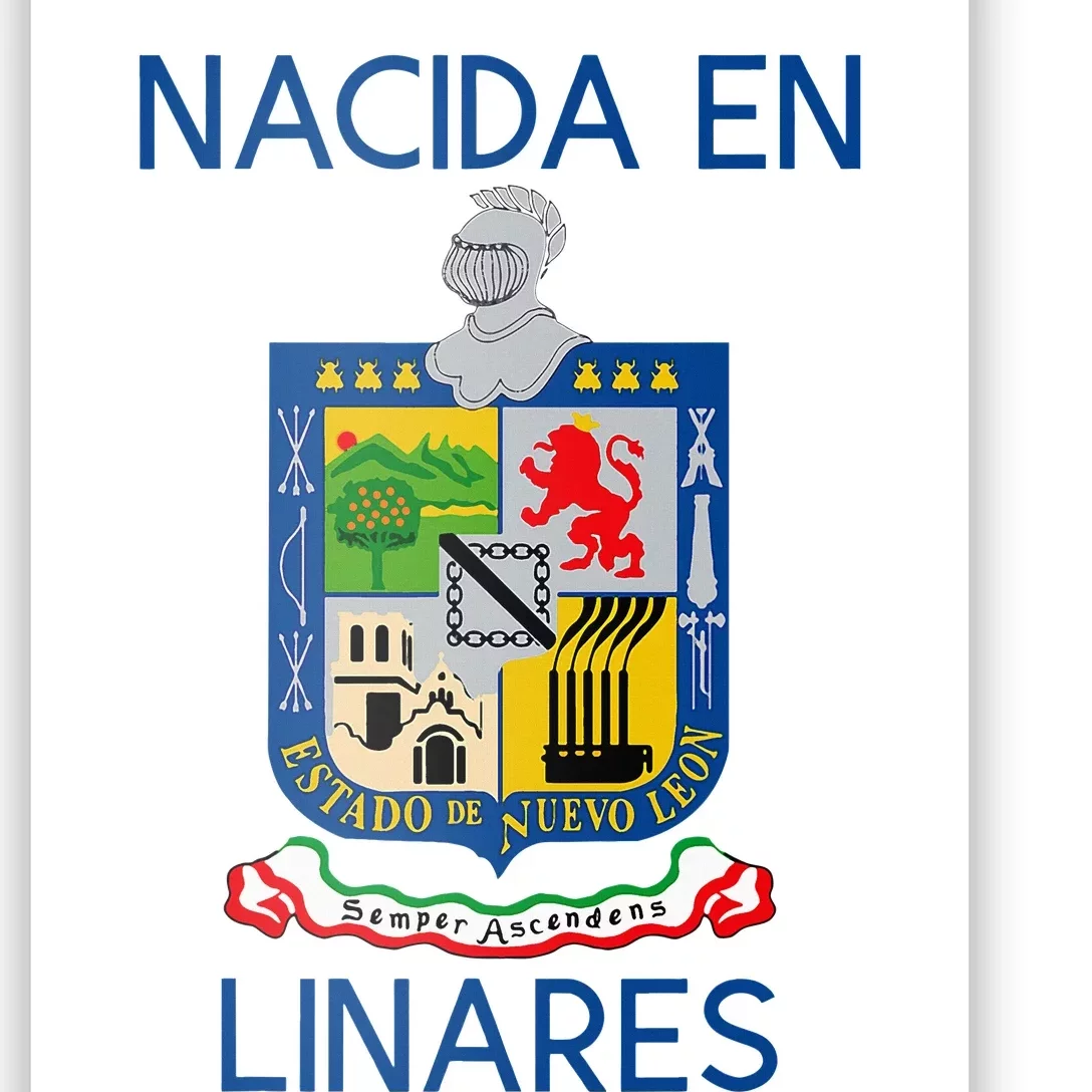 Linares Nuevo Leon Estado De Mexico Escudo Eagle Aguila Poster