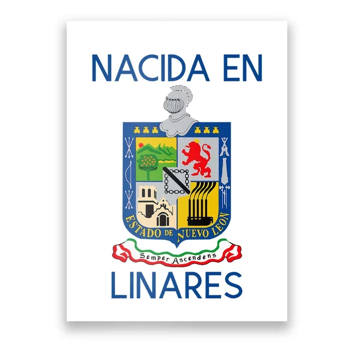 Linares Nuevo Leon Estado De Mexico Escudo Eagle Aguila Poster