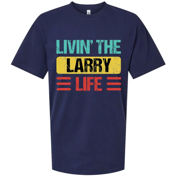 Larry Name Sueded Cloud Jersey T-Shirt