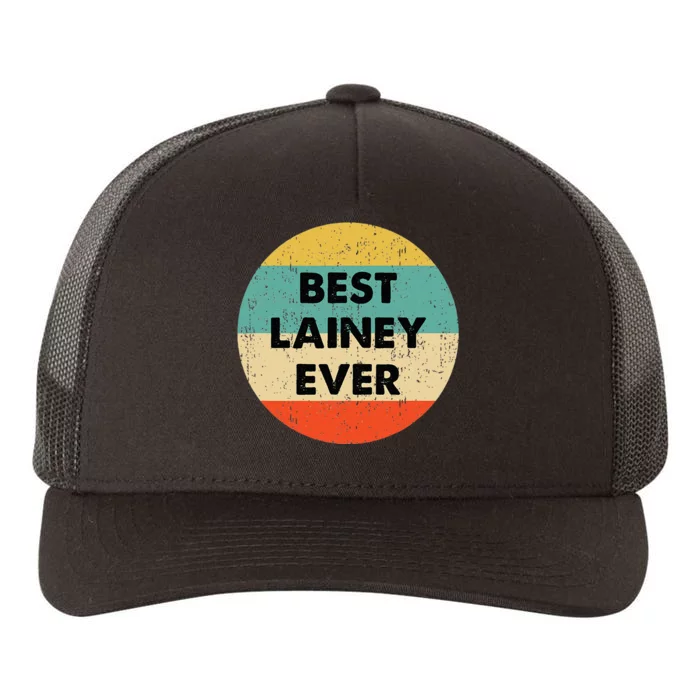 Lainey Name Yupoong Adult 5-Panel Trucker Hat