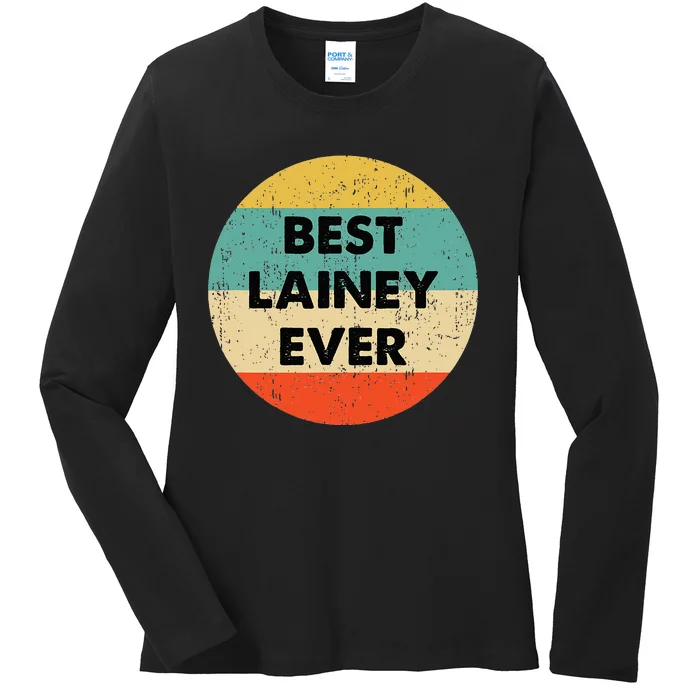 Lainey Name Ladies Long Sleeve Shirt