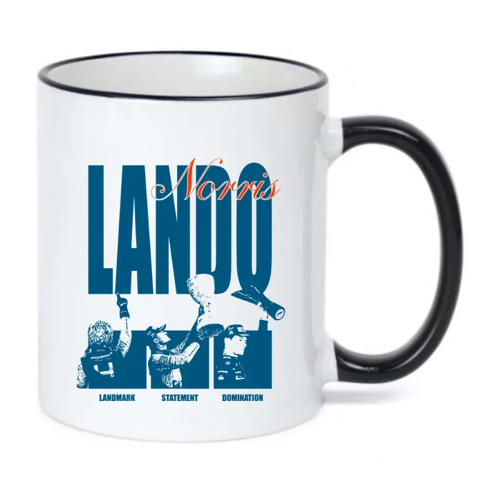 Lando Norris Landmark Statement Domination Black Color Changing Mug