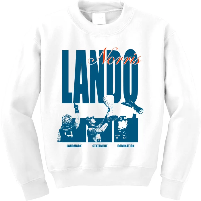 Lando Norris Landmark Statement Domination Kids Sweatshirt