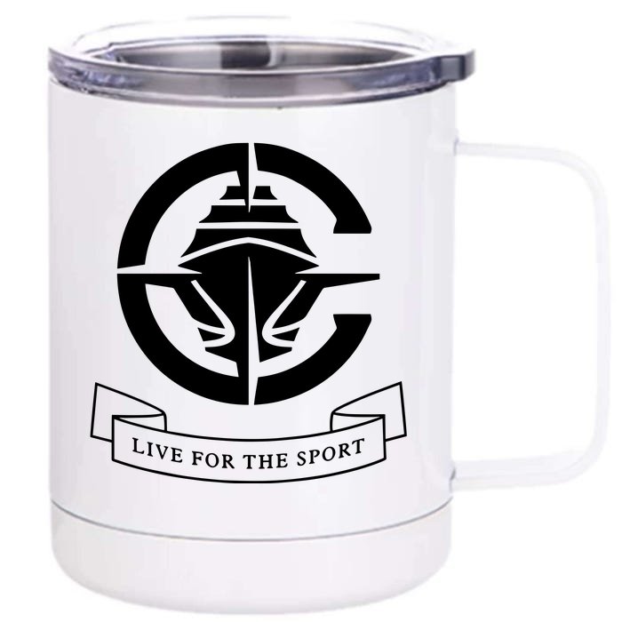 Lac New Logo Live For The Sport Front & Back 12oz Stainless Steel Tumbler Cup