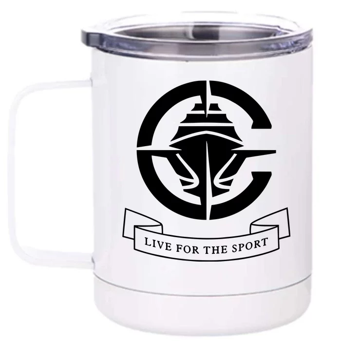 Lac New Logo Live For The Sport Front & Back 12oz Stainless Steel Tumbler Cup