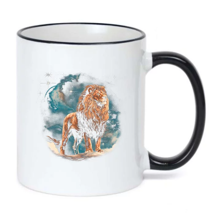 Lion Night Black Color Changing Mug