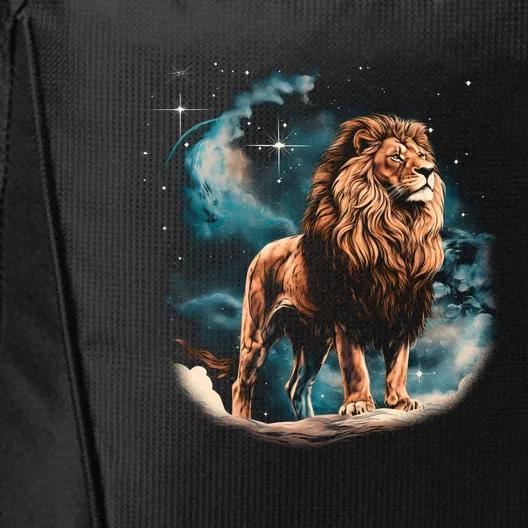 Lion Night City Backpack