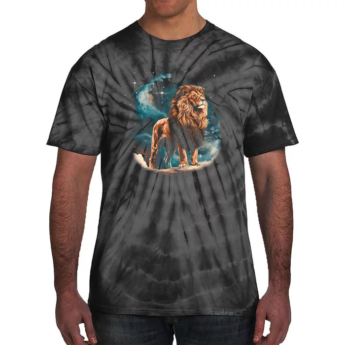 Lion Night Tie-Dye T-Shirt