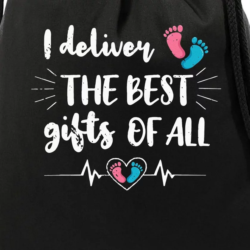 LD Nurse L&D Nurse Labor & Delivery Nurse Newborn Babiess Drawstring Bag