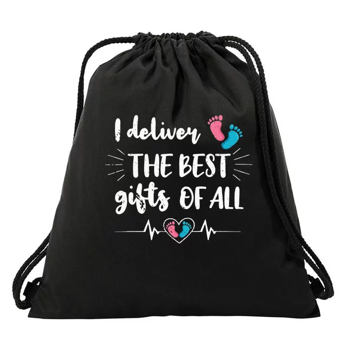 LD Nurse L&D Nurse Labor & Delivery Nurse Newborn Babiess Drawstring Bag