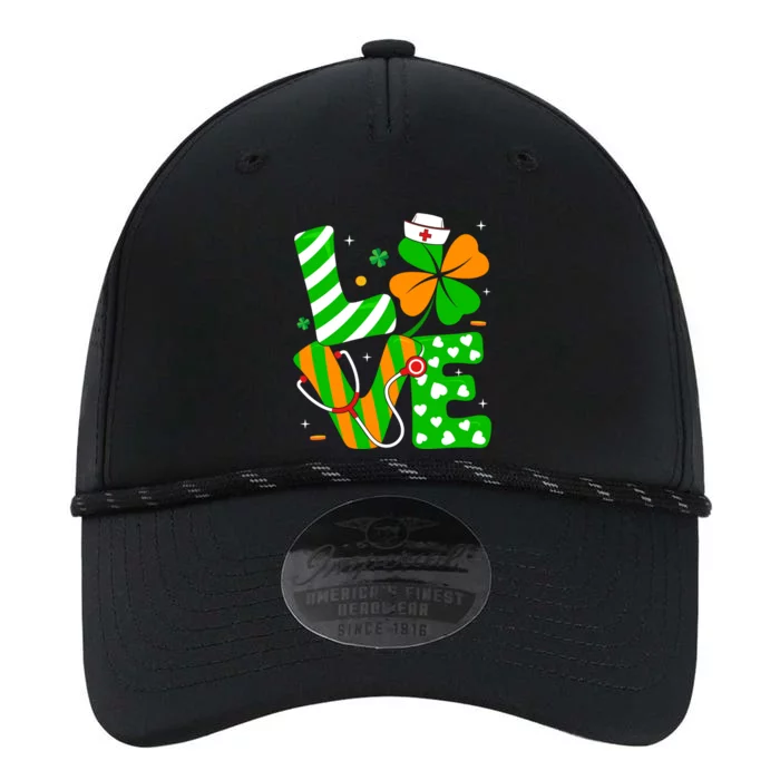 Love Nurse Life Funny Irish Nurse St Patrick's Day Shamrock Cool Gift Performance The Dyno Cap