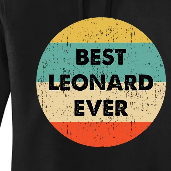 Leonard Name Women's Pullover Hoodie