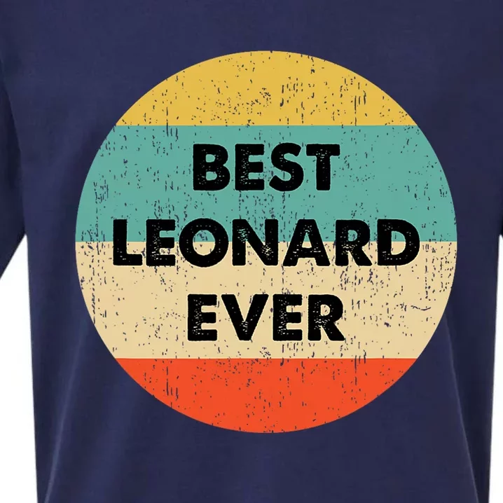 Leonard Name Sueded Cloud Jersey T-Shirt