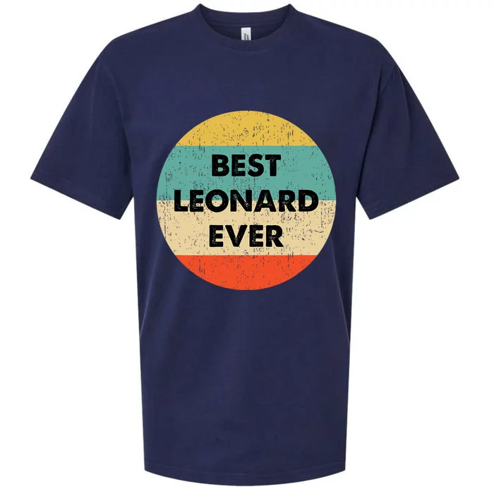 Leonard Name Sueded Cloud Jersey T-Shirt