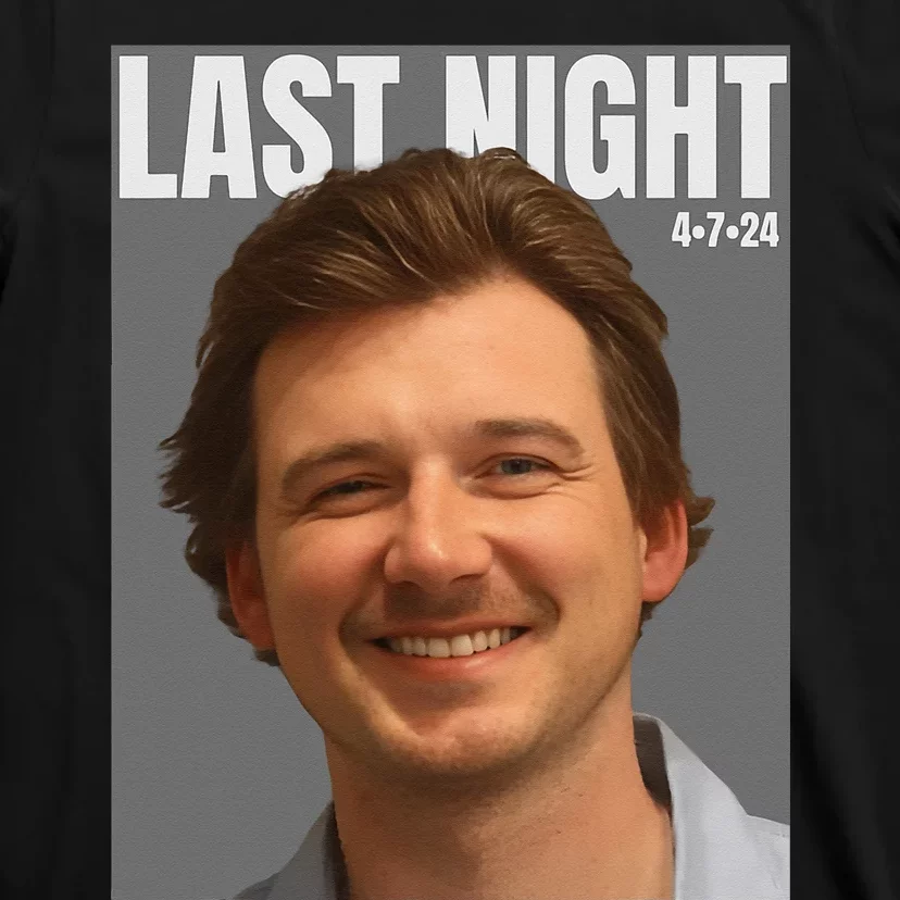 Last Night Mugshot Of Morgan Mug Shot April 2024 Legend T-Shirt