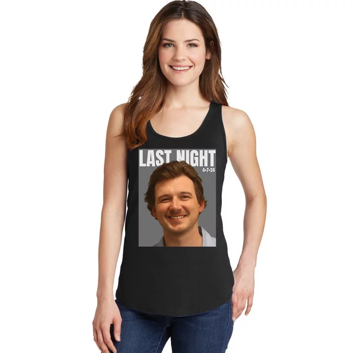 Last Night Mugshot Of Morgan Mug Shot April 2024 Legend Ladies Essential Tank