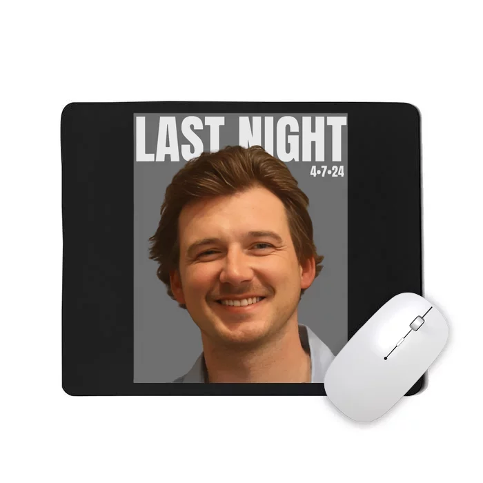 Last Night Mugshot Of Morgan Mug Shot April 2024 Legend Mousepad