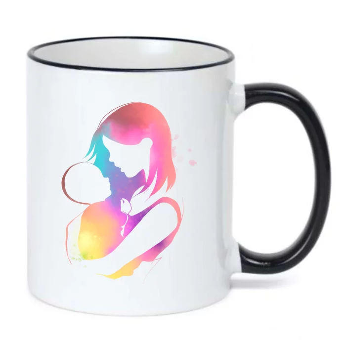 Loving New Mom Cute Gift Colorful Black Color Changing Mug