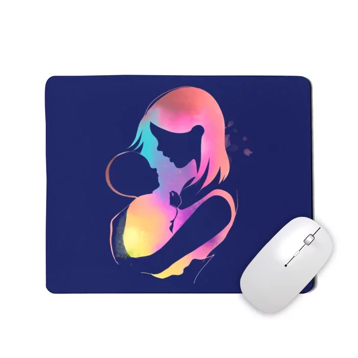 Loving New Mom Cute Gift Colorful Mousepad