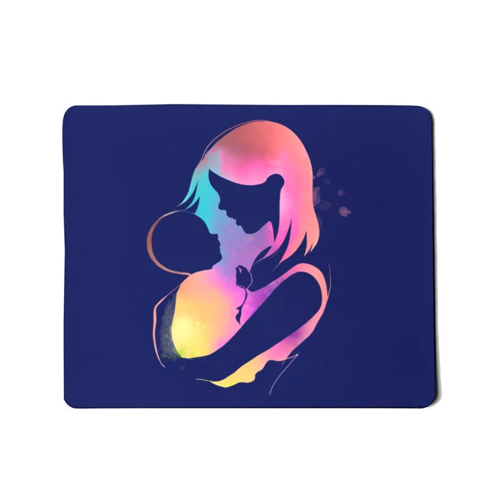 Loving New Mom Cute Gift Colorful Mousepad