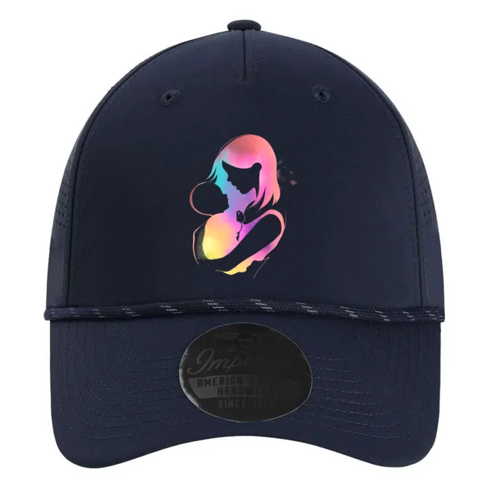 Loving New Mom Cute Gift Colorful Performance The Dyno Cap