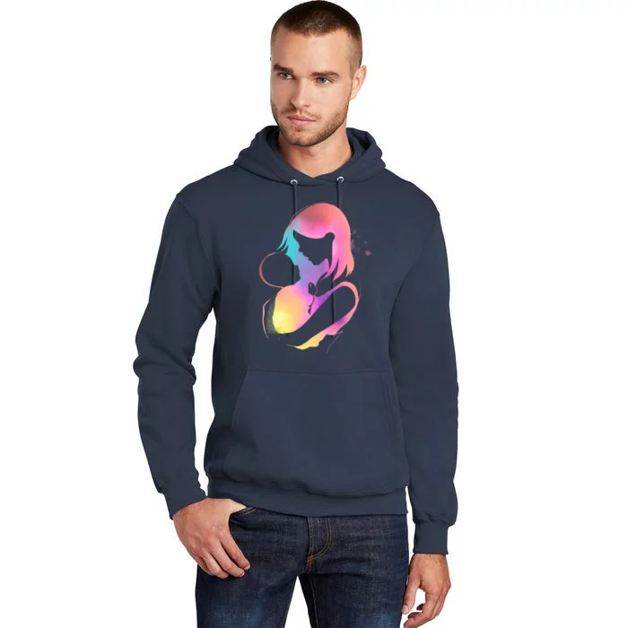 Loving New Mom Cute Gift Colorful Tall Hoodie