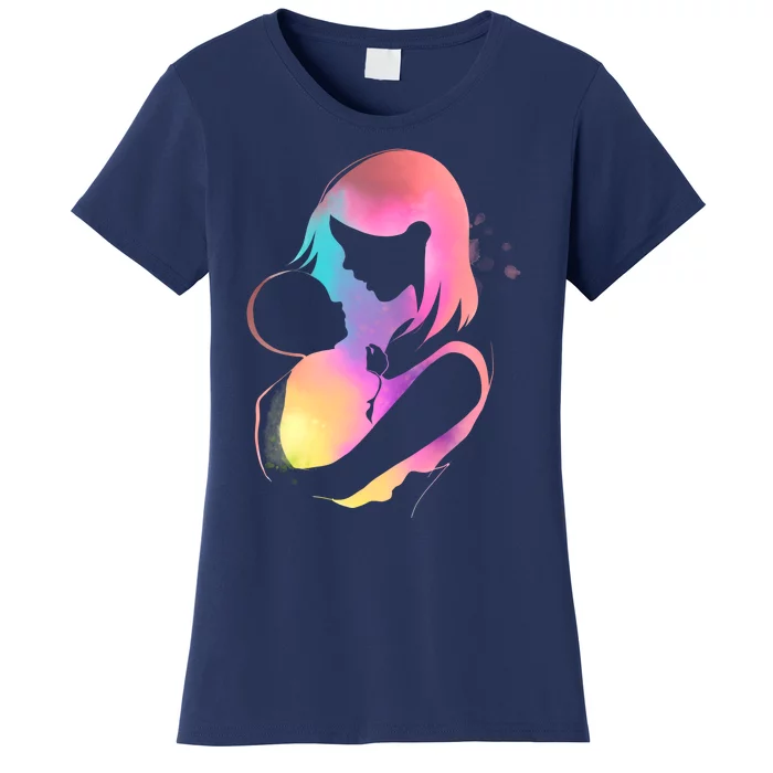 Loving New Mom Cute Gift Colorful Women's T-Shirt