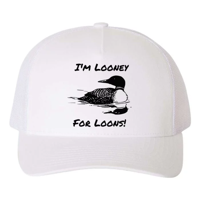 Loon North Minnesota Wisconsin Funny Yupoong Adult 5-Panel Trucker Hat