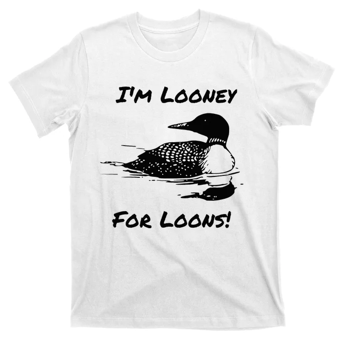 Loon North Minnesota Wisconsin Funny T-Shirt