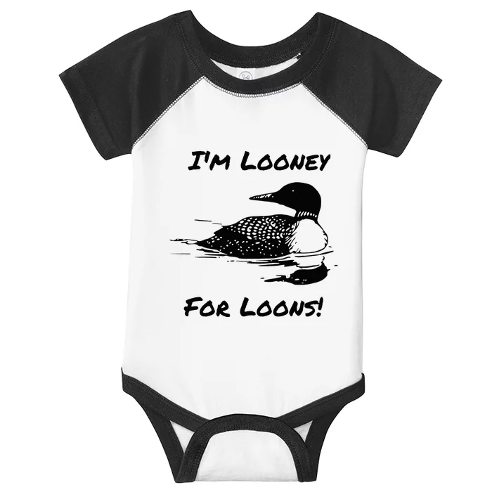 Loon North Minnesota Wisconsin Funny Infant Baby Jersey Bodysuit