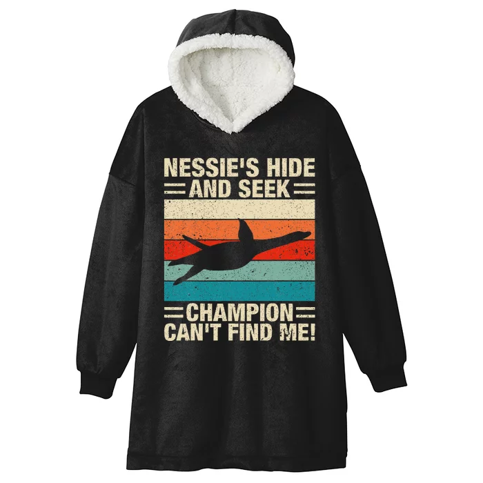 Loch Ness Monster Hide And Seek World Champion Nessie Hooded Wearable Blanket