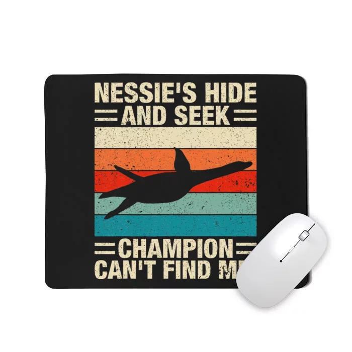 Loch Ness Monster Hide And Seek World Champion Nessie Mousepad