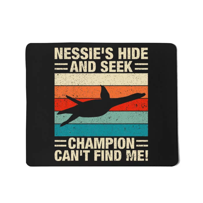 Loch Ness Monster Hide And Seek World Champion Nessie Mousepad