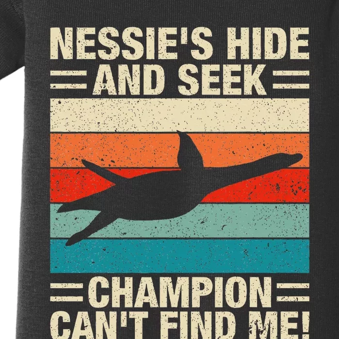 Loch Ness Monster Hide And Seek World Champion Nessie Baby Bodysuit