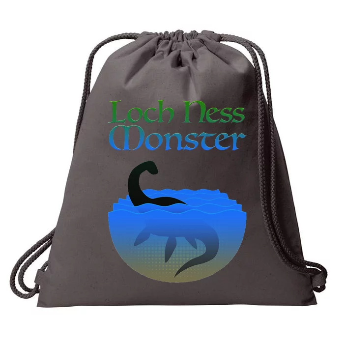 Loch Ness Monster Cryptid Legend Drawstring Bag