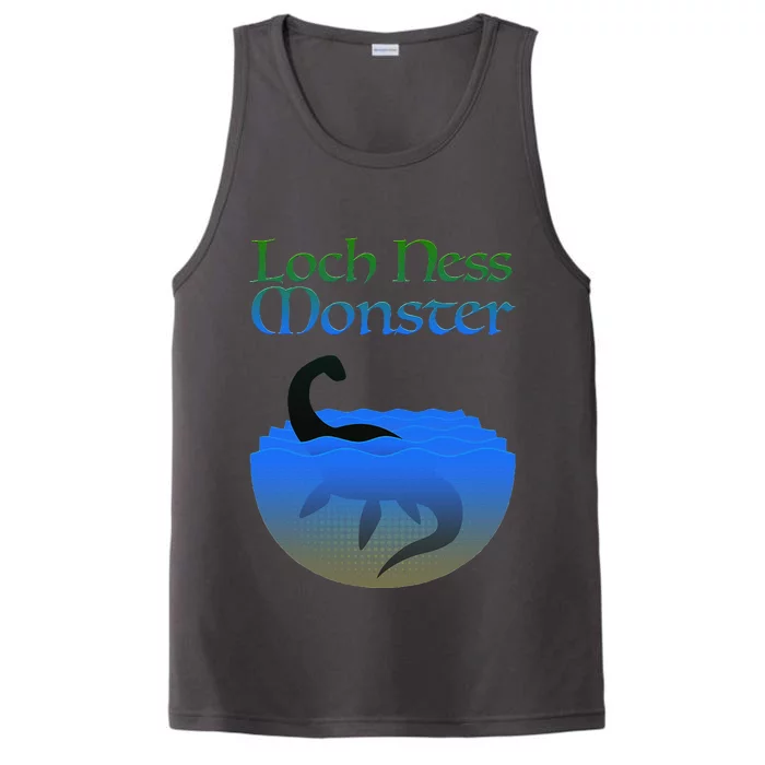 Loch Ness Monster Cryptid Legend Performance Tank