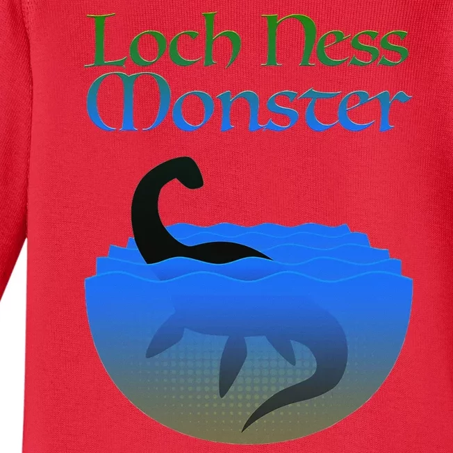 Loch Ness Monster Cryptid Legend Baby Long Sleeve Bodysuit