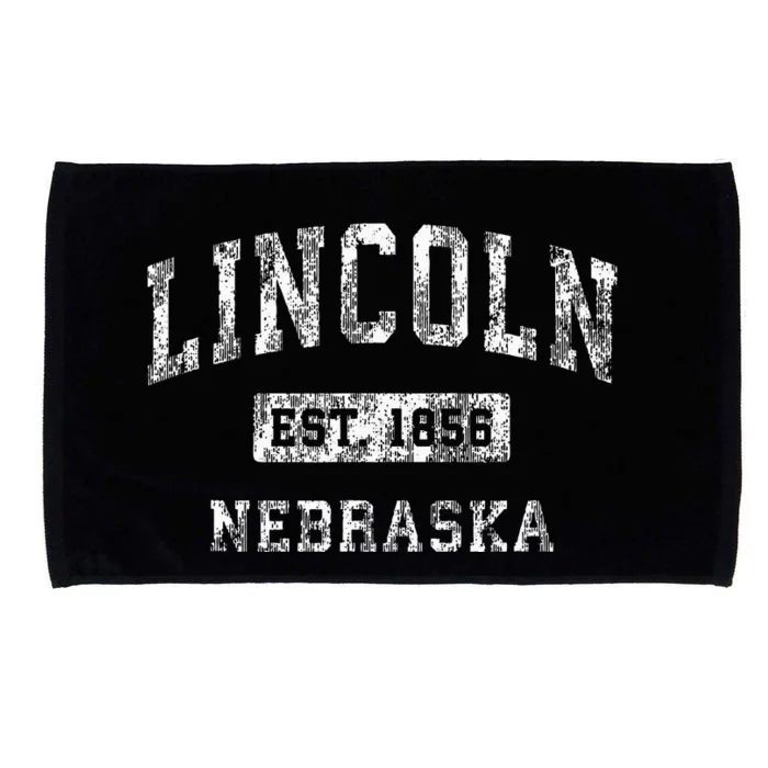 Lincoln Nebraska Ne Vintage Established Sports Microfiber Hand Towel