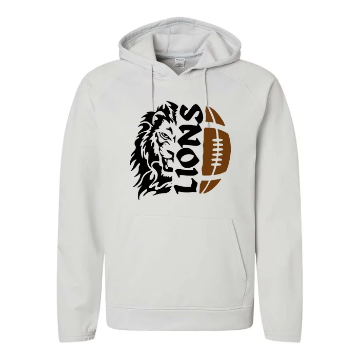 Lions Nfc North Champion Performance Fleece Hoodie