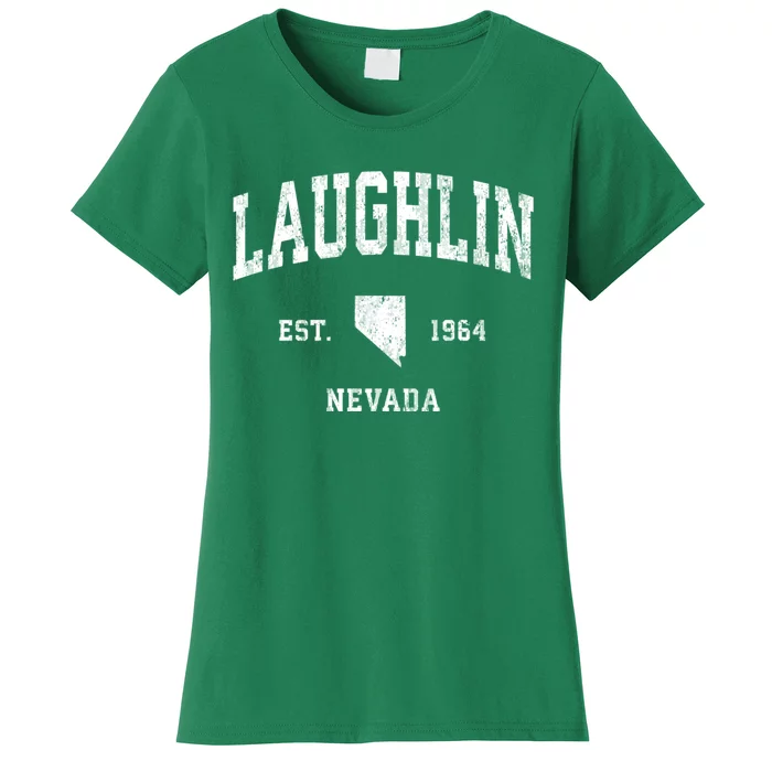 Laughlin Nevada Nv Vintage Athletic Sports Design Women's T-Shirt