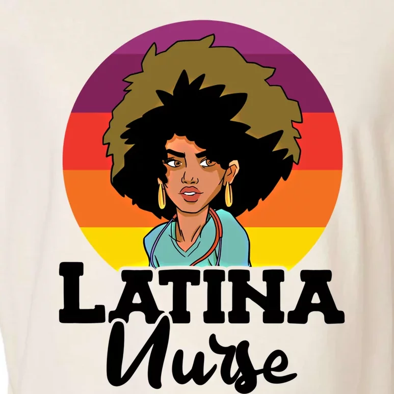 Latina Nurse Nursing Profession National Nurses Day Gift Garment-Dyed Women's Muscle Tee