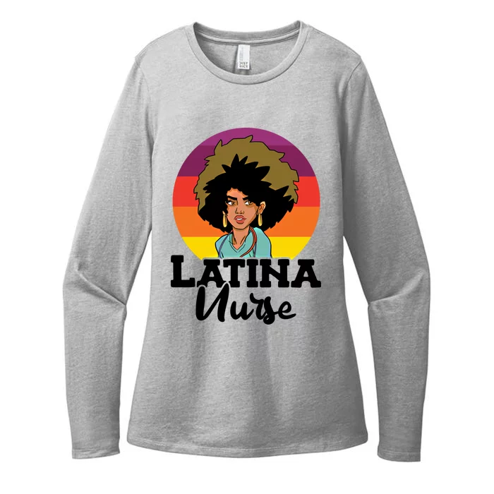 Latina Nurse Nursing Profession National Nurses Day Gift Womens CVC Long Sleeve Shirt