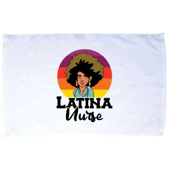 Latina Nurse Nursing Profession National Nurses Day Gift Microfiber Hand Towel