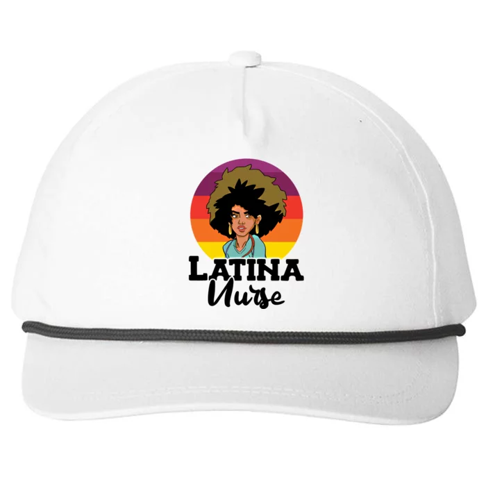 Latina Nurse Nursing Profession National Nurses Day Gift Snapback Five-Panel Rope Hat