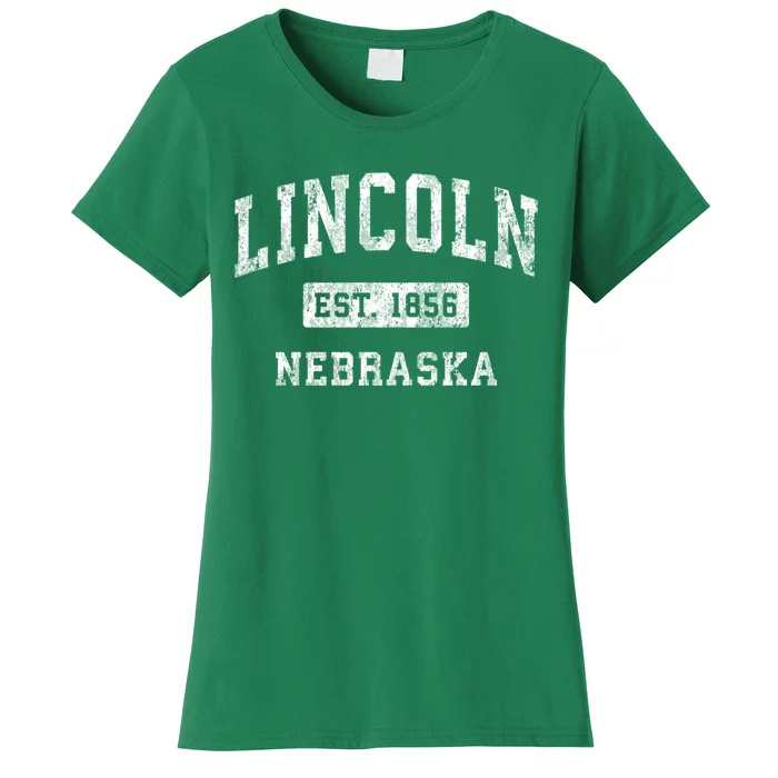 Lincoln Nebraska Ne Vintage Established Sports Women's T-Shirt