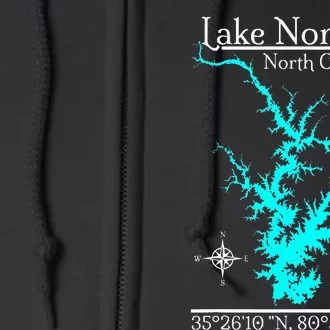 Lake Norman North Carolina Full Zip Hoodie