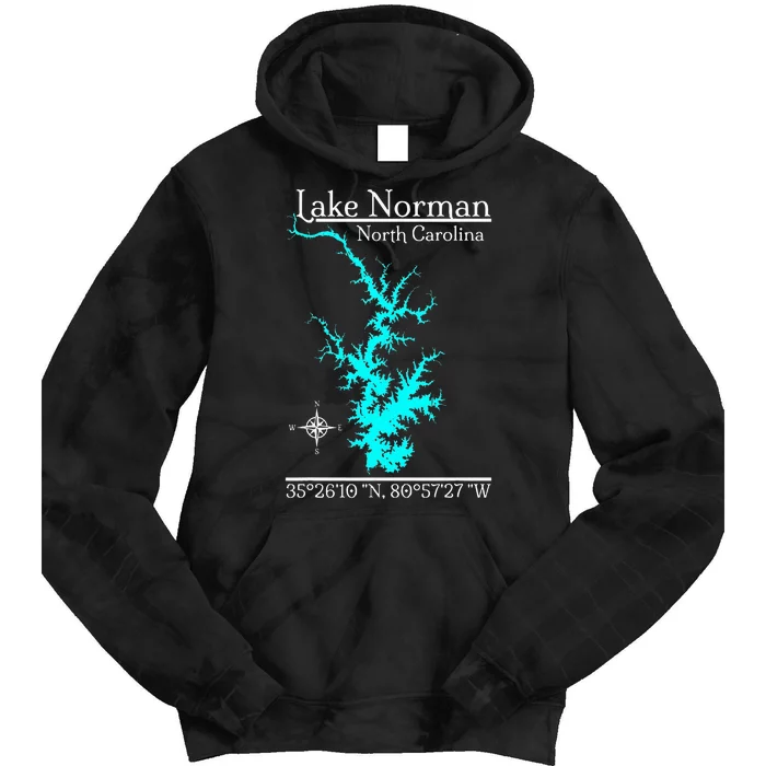 Lake Norman North Carolina Tie Dye Hoodie