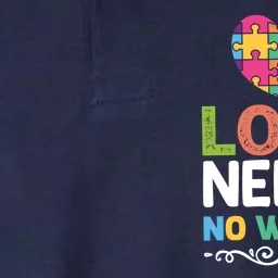 Love Needs No Words Softstyle Adult Sport Polo